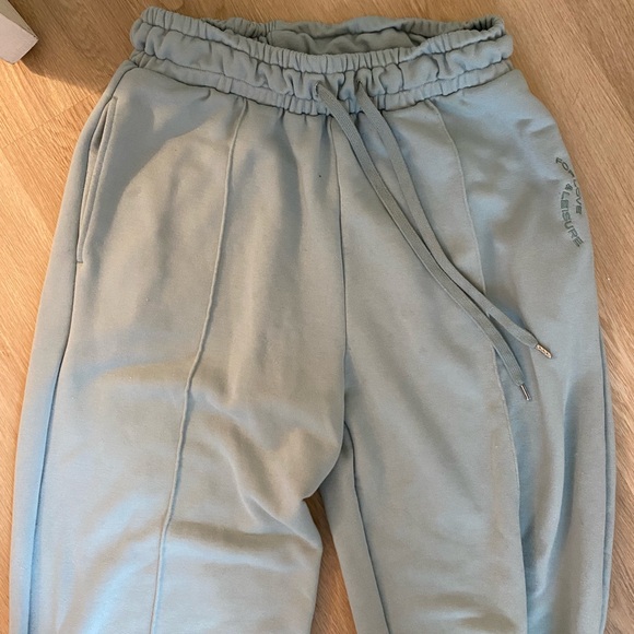 For Love and Lemons Blue Morgan Sweatpants - Picture 3 of 6